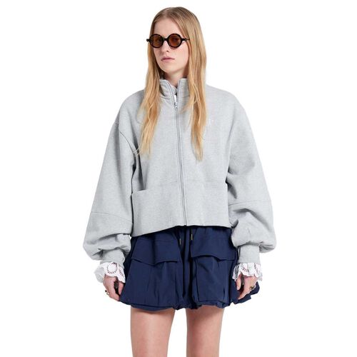 Karen Walker Runaway Zip Front Sweatshirt